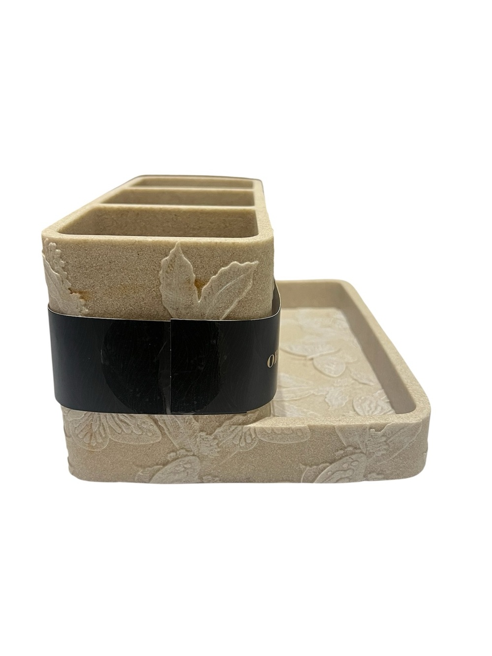 Cream Floral Makeup Organizer - Picture 5 of 5